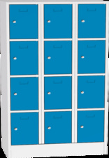 KOVOS šatní skříň s boxy SBS 43 12