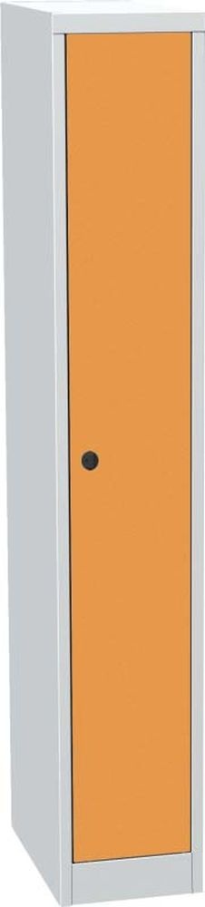 Šatní skříň BAS 31 AH, dveře HPL, oranžová