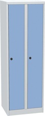 Šatní skříň BAS 32 AH, dveře HPL, modrá