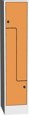 Šatní skříň Z SZS 41 AH, dveře HPL, oranžová