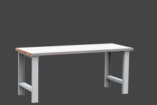 KOVOS dílenský stůl DPS 2601 s oplechovanou pracovní deskou