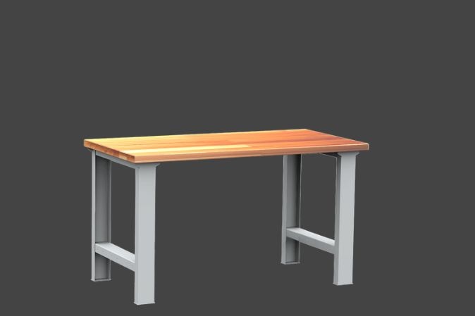Dílenský stůl DPS 1B01 s bukovou spárovkou 50 mm