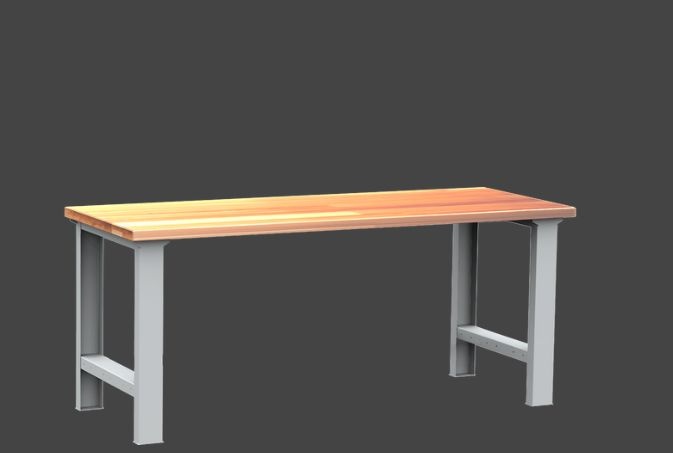 Dílenský stůl DPS 2B01 s bukovou spárovkou 50 mm