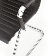Kancelářská židle Deluxe skid, černá
