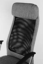 Kancelářská židle Komfort plus, šedo-černá