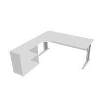 HOBIS kancelářský stůl pracovní, sestava pravá - CE 1800 H P, bílá
