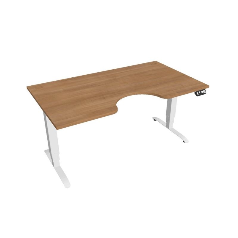 HOBIS ergo elektr.stavitelný stůl 160 cm, paměť. ovlad. - MSE 3M 1600, višeň