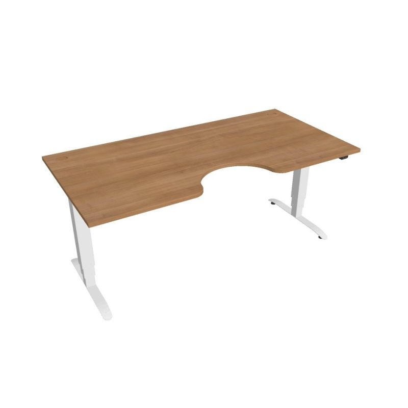 HOBIS ergo elektr.stavitelný stůl 180 cm, stand. ovlad. - MSE 3 1800, višeň