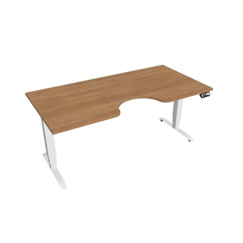 HOBIS ergo elektr.stavitelný stůl 180 cm, paměť. ovlad. - MSE 3M 1800, višeň