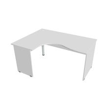 HOBIS kancelářský stůl pracovní tvarový, ergo pravý - GE 2005 P, bílá