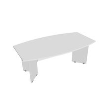 HOBIS kancelářský stůl jednací tvarový - GJ 200, bílá