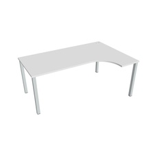 HOBIS kancelářský stůl, ergo levý - UE 1800 L, bílá