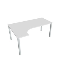 HOBIS kancelářský stůl, ergo pravý - UE 1800 P, šedá