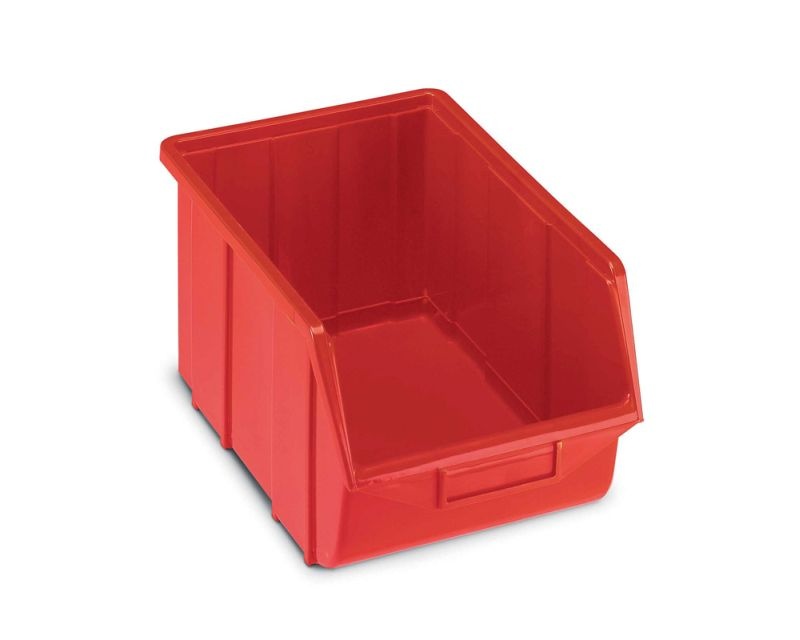 Plastový stohovatelný box 112, červený