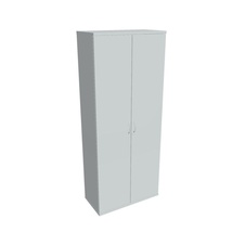 HOBIS kancelářská šatní skříň - SZR 5 80 01, rozvorový zámek, šedá