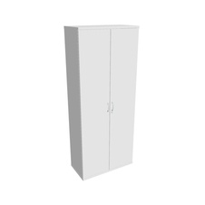 HOBIS kancelářská šatní skříň - SZR 5 80 01, rozvorový zámek, bílá