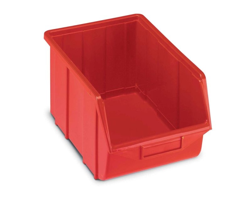 Plastový stohovatelný box 114, červený
