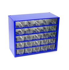 Závěsná skříňka MINI 25xA, modrá