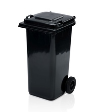 Plastová popelnice 120l, černá
