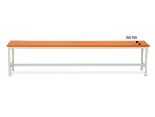 Šatní lavice, šířka 1200 mm, dekor třešeň locarno