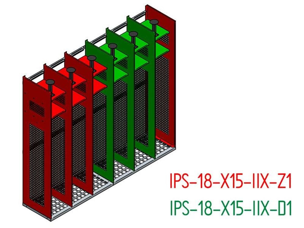 Hasičská skříň IPS - doplňující sestava