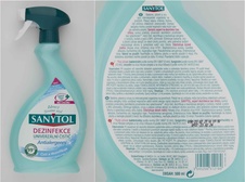 SANYTOL - antialergenní dezinfekce, univerzální čistič sprej 500 ml