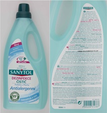 SANYTOL - antialergenní dezinfekce, univerzální čistič koncentrát