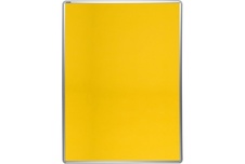 Textilní nástěnka ekoTAB žlutá 600x900