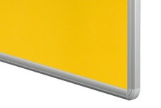 Textilní nástěnka ekoTAB žlutá 1800x1200
