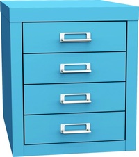 Zásuvková skříň KSZ 44 A, modrá