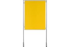 Textilní paraván ekoTAB žlutý 1200x900