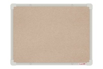 Textilní nástěnka boardOK se stříbrným rámem 600x450