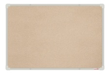 Textilní nástěnka boardOK se stříbrným rámem 600x900