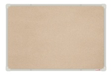 Textilní nástěnka boardOK se stříbrným rámem 600x900