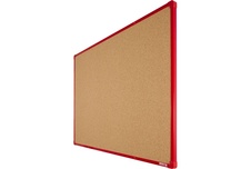 Korková nástěnka boardOK s červeným rámem 1200x900