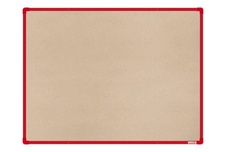 Textilní nástěnka boardOK s červeným rámem 1200x900