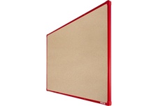 Textilní nástěnka boardOK s červeným rámem 1200x900