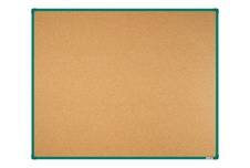 Korková nástěnka boardOK se zeleným rámem 1500x1200