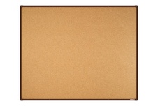 Korková nástěnka boardOK s hnědým rámem 1500x1200