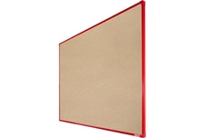 Textilní nástěnka boardOK s červeným rámem 1500x1200
