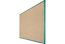 Textilní nástěnka boardOK se zeleným rámem 1500x1200