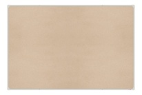 Textilní nástěnka boardOK se stříbrným rámem 1800x1200