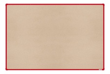 Textilní nástěnka boardOK s červeným rámem 1800x1200