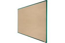Textilní nástěnka boardOK se zeleným rámem 1800x1200