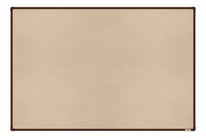 Textilní nástěnka boardOK s hnědým rámem 1800x1200