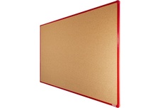 Korková nástěnka boardOK s červeným rámem 2000x1200