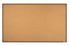 Korková nástěnka boardOK s hnědým rámem 2000x1200