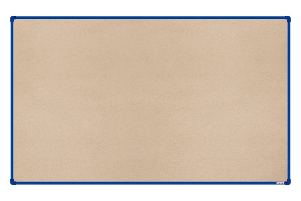 Textilní nástěnka boardOK s modrým rámem 2000x1200