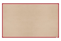 Textilní nástěnka boardOK s červeným rámem 2000x1200