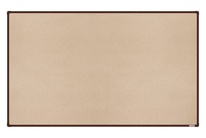 Textilní nástěnka boardOK s hnědým rámem 2000x1200